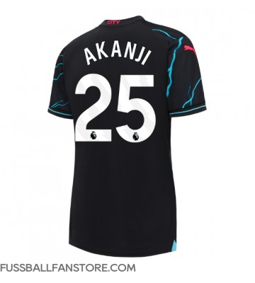 Manchester City Manuel Akanji #25 Replik 3rd trikot Damen 2023-24 Kurzarm